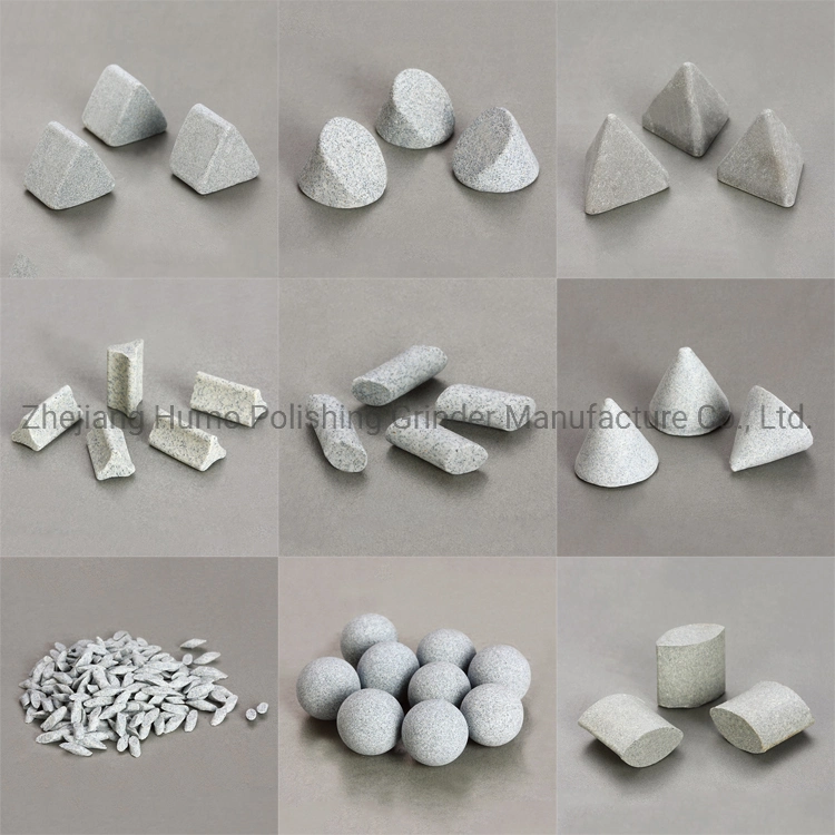 Cheap Ceramic Plastic Tumbling Media Metal Deburring Polishing China